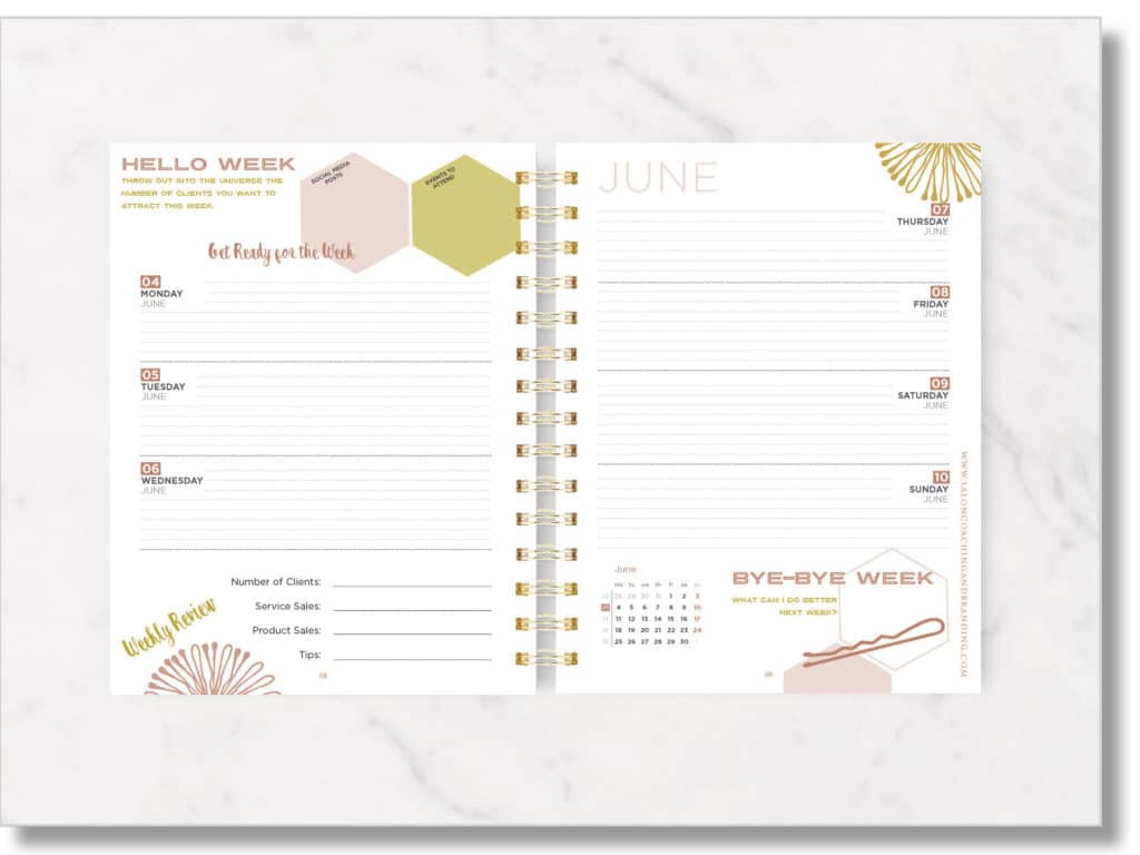 Weekly Planner Sample Pages
